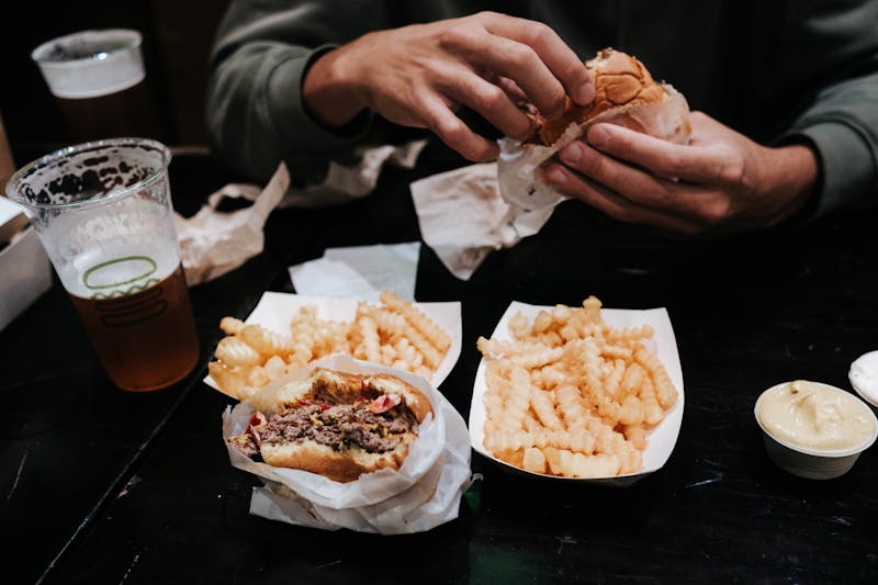 Seasoned Crinkle Fries with house seasoning